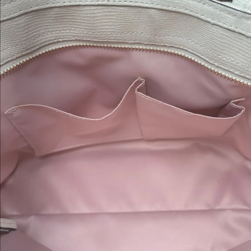 Coach Alexandra Python Straw Tote - Picture 12 of 13